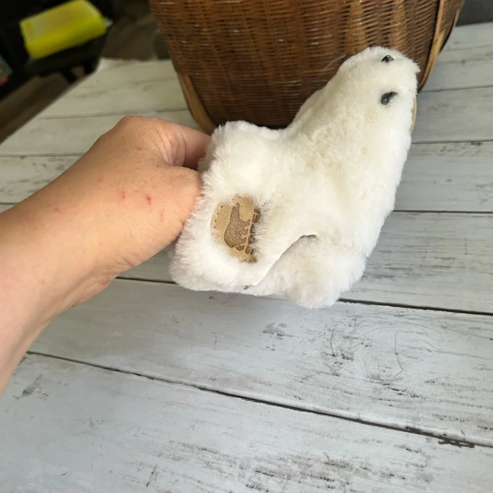 Sorel Infant Bear Paw Slippers White Size 3 (6-12 Months)